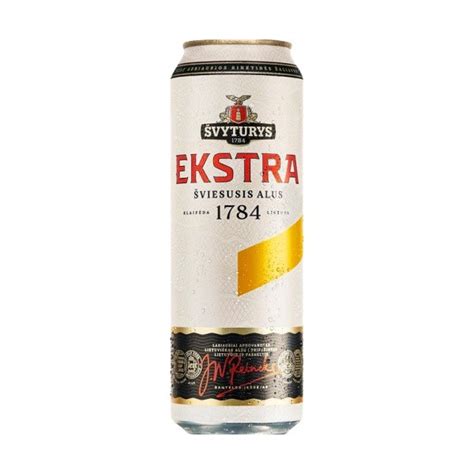 Svyturys Ekstra Premium Lager Ml Castle Off Licence