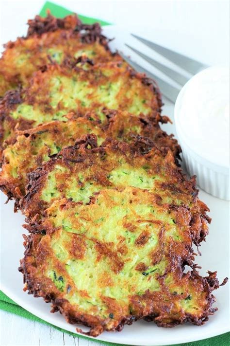 Zucchini Potato Pancakes • Now Cook This Recipe In 2020 Potato Pancakes Zucchini Potato