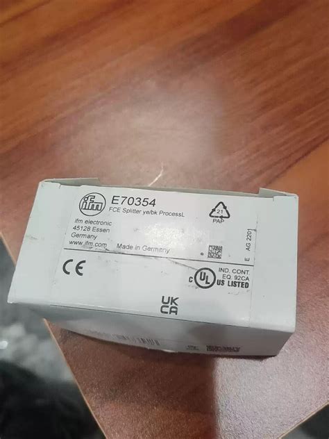 1pcs Ifm E70354 Fce Splitter Yebk Processl Ebay