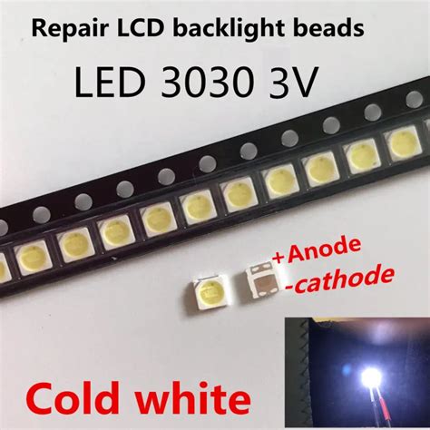 Pcs Lextar Led Backlight Tv High Power Led Double Chips W V