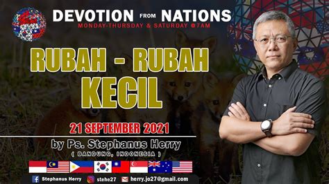 Devotion From Nations Ps Stephanus Herry Bandung Indonesia YouTube