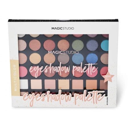 Paleta De Sombras Colorful De Magic Studio Con Sombras