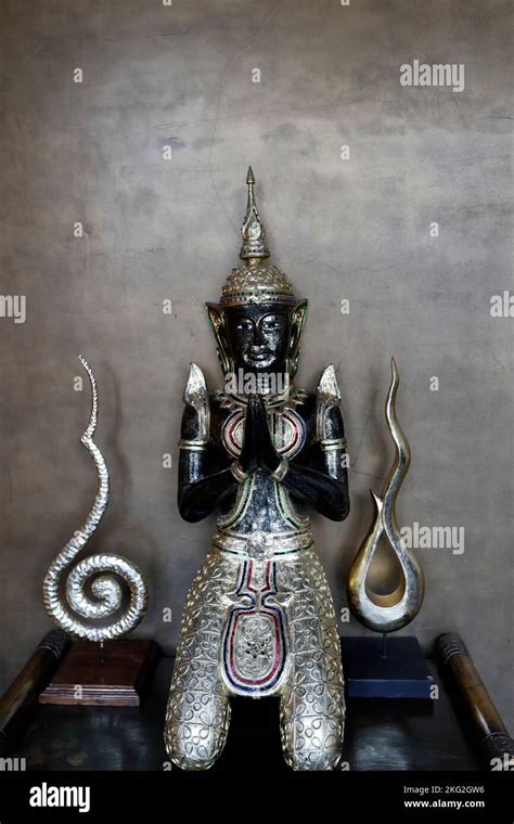 Buddhist statue. Symbol of Buddhism. Phnom Penh. Cambodia Stock Photo ...