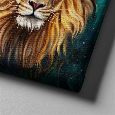 Lion Art Canvas Set African Lion Canvas Print Interior Etsy