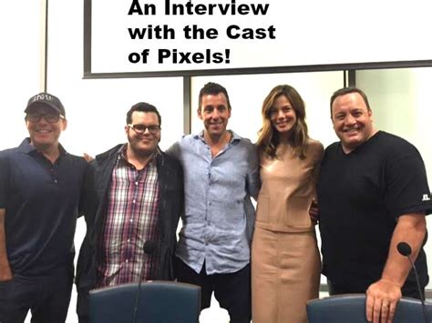 An interview with the cast of the Pixels movie!