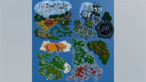 The World Of Aeklobis 10k X 10k Custom Terrain Minecraft Map