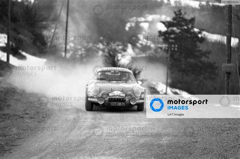 Jean Claude Andruet Pierre Pagani Alpine A110 Monte Carlo Rally