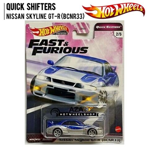 Hot Wheels Nissan Skyline Gt R Gt R Fast And Furious Quick Shifters Fnf Premium Hw