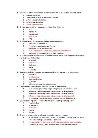 Preguntas De Examen Bioqu Mica Sergio Pdf