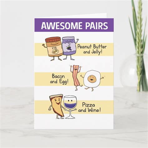 Funny Awesome Pairs Anniversary Card Zazzle Funny Anniversary Cards