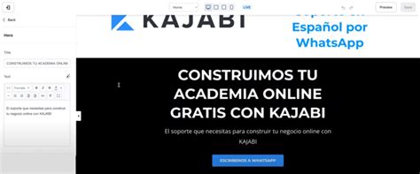 C Mo Puedo Personalizar Mi Sitio Web En Kajabi