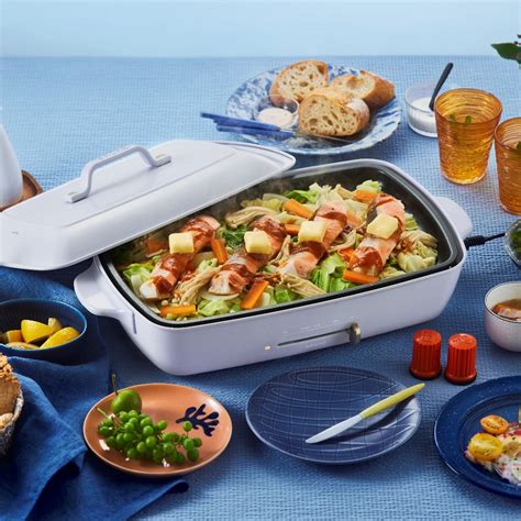 Bruno Hot Plate Grande Size Set Sea Li Bundled With 4 Plates