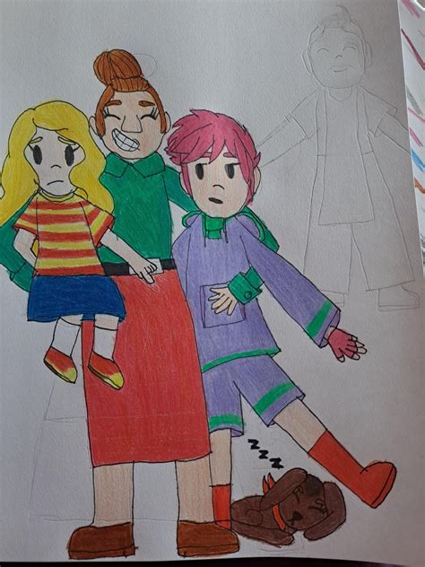 I made Genderbent fan art for all three main groups! : r/earthbound