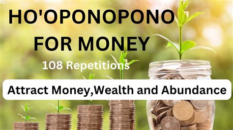 Ho Oponopono For Wealth Repetitions Youtube