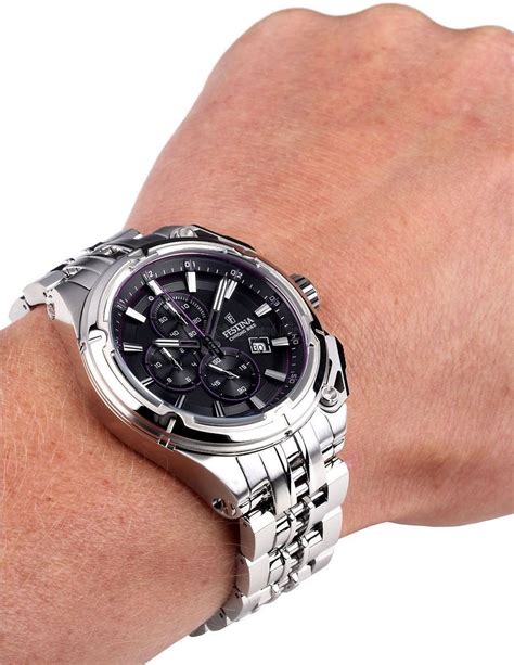 Montre Chronographe Pour Homme Festina F Bracelet Argent All What