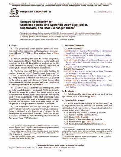 Astm A A M Standard Specification For Seamless Ferritic And