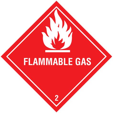 Class 2 1 Flammable Gas Labels Amnis Group Pty Ltd