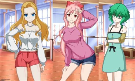 Girls From A South Korean Hentai Game Yumi Sabrina And Erina Imgflip