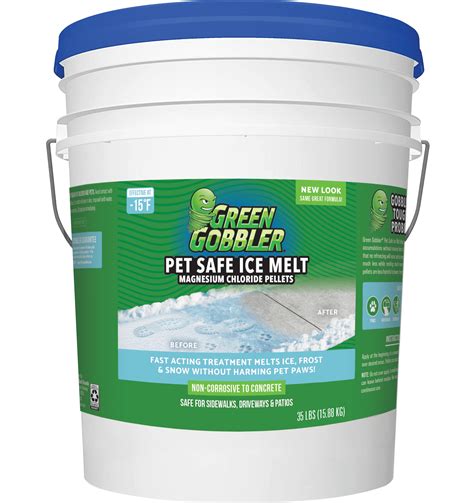 Green Gobbler Pet Safe Ice Melt Fast Acting Treatment Magnesium