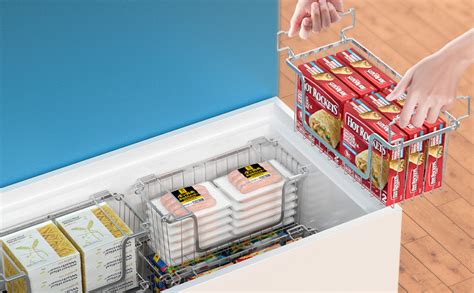 Amazon Orgneas Freezer Organizer Bins Stackable Chest Freezer