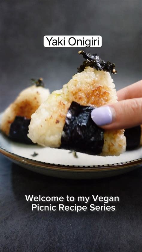 Yaki Onigiri Japanese Grilled Rice Balls Veggie Anh Recipe