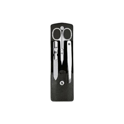 Zwilling Classic Maniküre Etui Rindleder 3 tlg schwarz