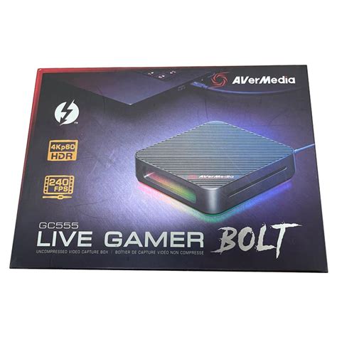 Avermedia Gc Live Gamer Bolt Thunderbolt K Hdr Video Capture