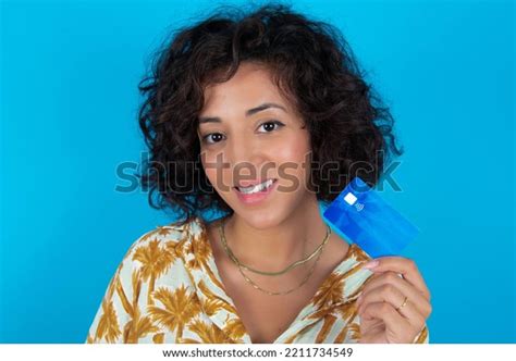 Close Photo Optimistic Brunette Arab Woman Stock Photo 2211734549 Shutterstock