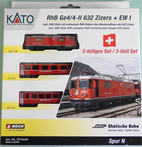 Rhb Set Ge Ii Zizers Spur N Wagen Mit Licht Analog Kaufen Auf