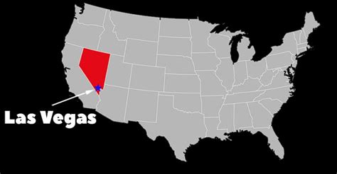 Las Vegas On Us Map