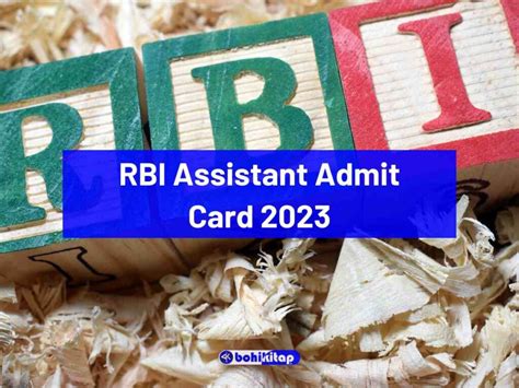 Rbi Assistant Admit Card 2023 Released For Prelims Download Your Call