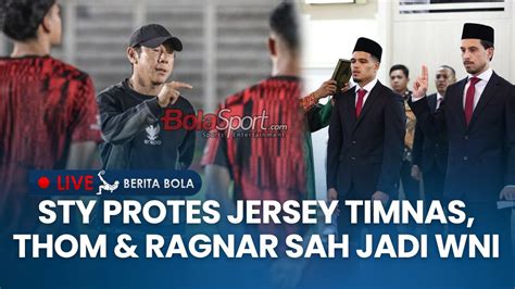 Coach Shin Protes Jersey Latihan Timnas Thom Ragnar Siap Debut