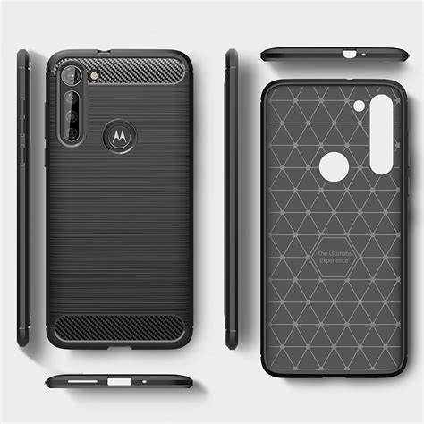 Flexi Slim Carbon Fibre Case For Motorola Moto G Black