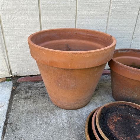 Lot 15 Terracotta Pots And Bases SLOCAL Estate Auctions Network