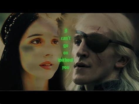 Aemond Targaryen Fem Lucerys Velaryon I Can T Go On Without You