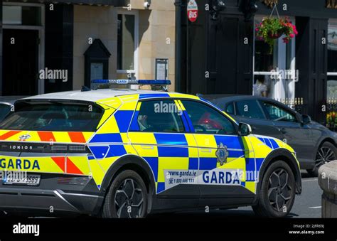 An Garda Síochána, Irish police car in Donegal Town, County Donegal ...