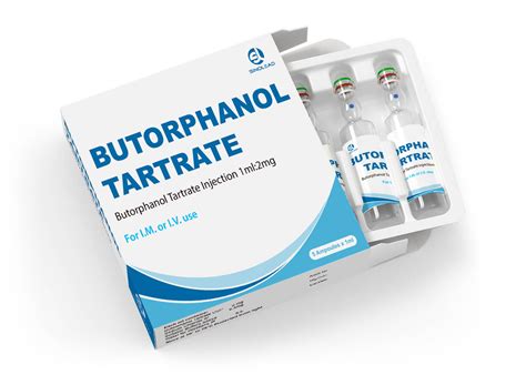 GMP Certified Butorphanol Tartrate Injection 1ml 2mg Butorphanol