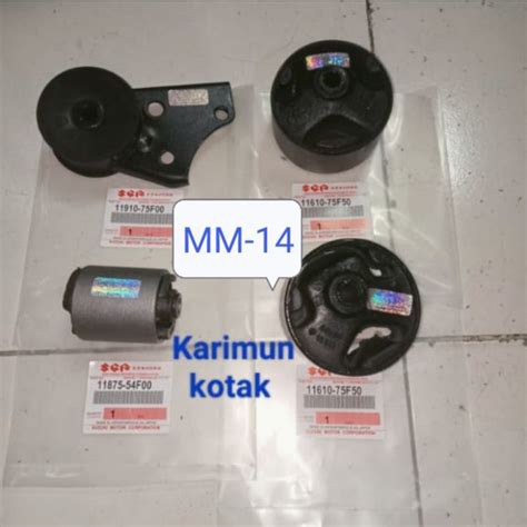 Jual ENGINE MOUNTING SET SUZUKI KARIMUN KOTAK ORIGINAL HARGA 4PC 1SET