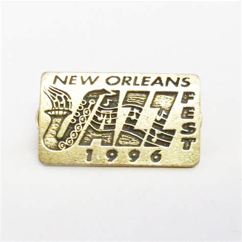 Silver New Orleans Jazz Fest Pin