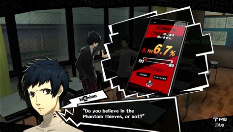 Persona 5 Royal Confidant Guide Conversation Choices And Answers