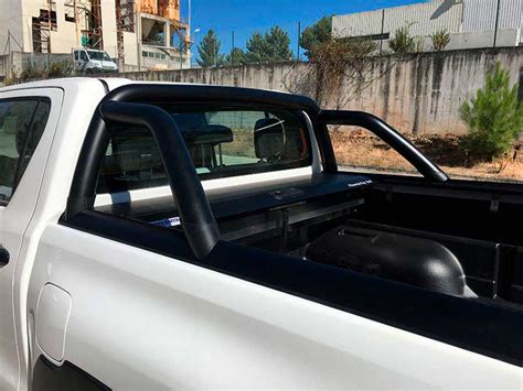 Roll Bar Toyota Hilux Revo 2016 Inox Negro Mountain Top