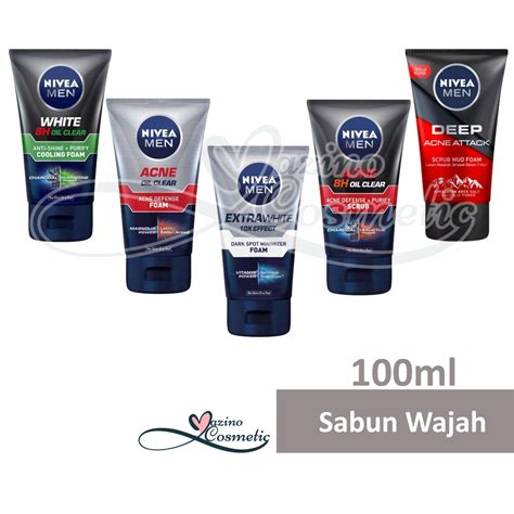 Jual Nivea Men Acne Oil Clear Acne Defense Acne 8h Oil Clear Deep Acne Attack Dark Spot