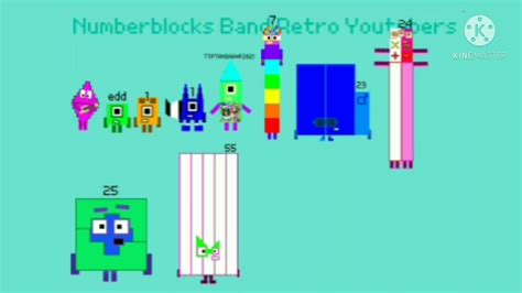 Numberblocks Band Retro Youtubers Youtube