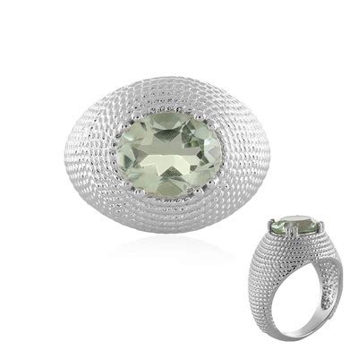 Anello In Argento Con Ametista Verde Xl Gioielli Juwelo