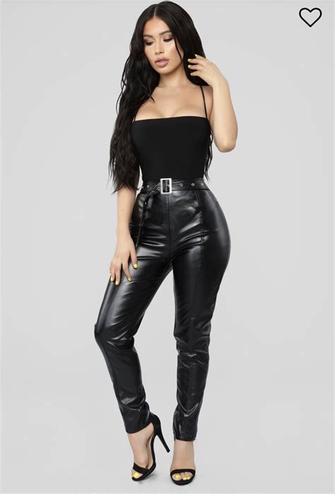 Leather Jumpsuit Leather Jeans Leather Fashion Leggings Fashion