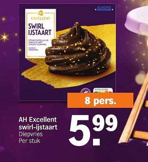 Ah Excellent Swirl Ijstaart Aanbieding Bij Albert Heijn