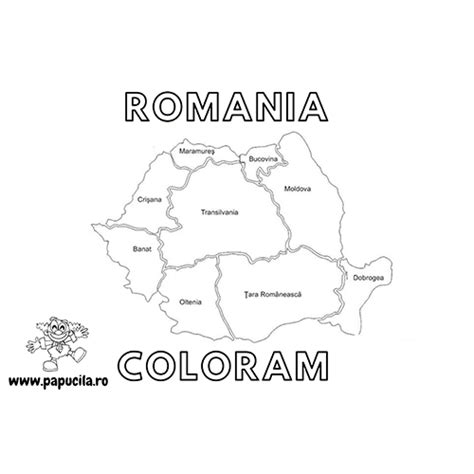 Toart Colier Buturuga Planse De Colorat Harta Romaniei Atac Cu Cu