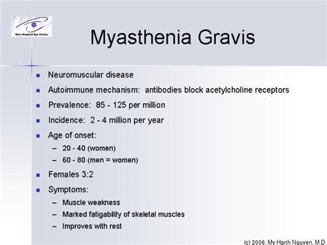 myasthenia gravis | Myasthenia gravis, Nursing tips, Nursing study