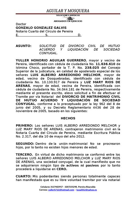 Bailarín transmisión Desviarse plantilla divorcio de mutuo acuerdo