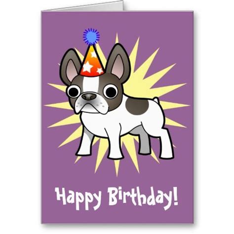 23 best images about French Bulldog Birthday Card on Pinterest ...